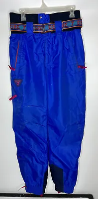 Vintage 80s DEGRE 7 Colorblock SKI Snowboard Pants Gore-Tex Snow Large • $9.99