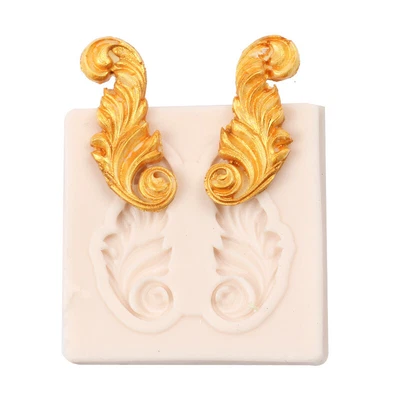 £2.65 • Buy Vintage BAROQUE Relief Silicone Fondant Mould Cake Lace Flower Border Sugar Mold