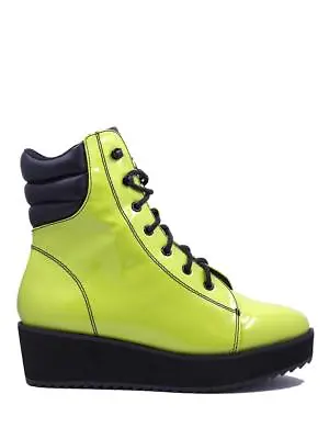 YRU Strange Cult Cvlt Darby Green Punk Emo Goth Womens Platform Boot Shoe • $209.89