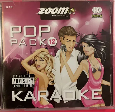 Zoom Karaoke Pop Pack 12 CDG Discs - Amy Winehouse Ed Sheeran Rihanna Etc • £7.95
