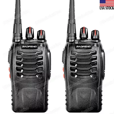 2 X BAOFENG BF-888S UHF 400-470 MHz 5W CTCSS Two-way Walkie-Talkie Radio • $29.98