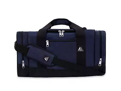 Everest Unisex Sporty Gear Duffel Bag - Large Navy • $29
