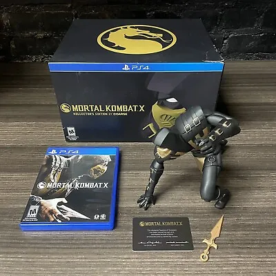 Mortal Kombat X -- Collector's Edition PlayStation 4 PS4 COMPLETE Game + Statue • $49.99
