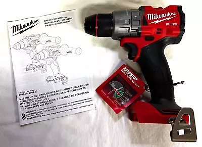 Milwaukee 2904-20 M18 FUEL 1/2  Hammer Drill W/ Side Handle -New From Larger Kit • $103.95