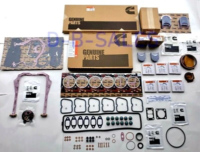 $535 • Buy 6BT OEM CUMMINS RE-RING REBUILD KIT W/ ROD And MAIN BEARINGS 12V 5.9 VE P7100 6B
