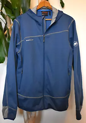 MAMMUT Mens Borah Fleece Polartec Thermal Pro Hoodie Jacket Size 2XL *Mint* • $54.95