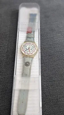 Rare Vintage Swatch Watch Quartz Wristwatch Unisex ...Born To Be Worn Mid 90s  • £49.99