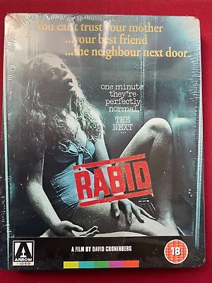 Rabid  - Steelbook [Dual Format DVD & Blu-ray] - New & Sealed David Croenberg • £19.99