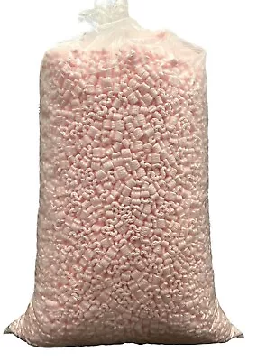 Pink PACKAGING PEANUTS  S  Chips Recycled VOID FILLER Lighweight Polystyrene. • £6.50