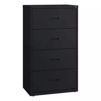 Hirsh 14957 30  W 4 Drawer File Cabinet Black  A4/Legal/Letter • $631.99