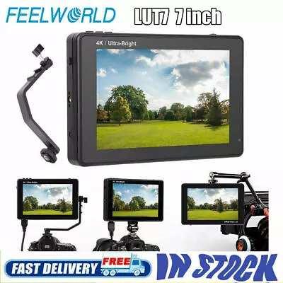 FEELWORLD LUT7 7  3D LUT Video Monitor 4K Full HD Camera Field Monitor For DSLR • £227