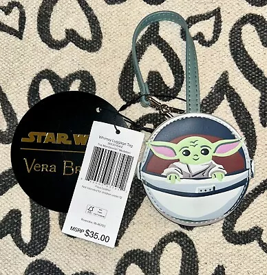 Vera Bradley Mandalorian Grogu Medallion Whimsy Luggage Tag Bag Charm Baby Yoda • $32