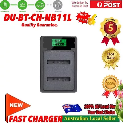 NB-11L 11LH Battery Dual Usb CHARGER For Canon IXUS185 IXUS190 PowerShot A2400IS • $23.98