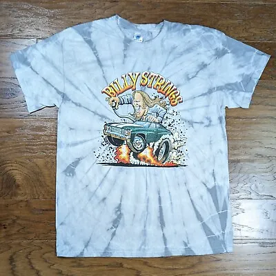 Billy Strings 2023 Chevelle T-Shirt Gray Tie Dye Size Large Official Merch • $39.99