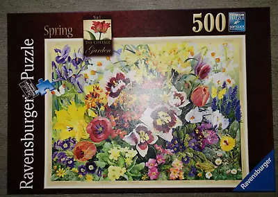 Ravensburger Puzzle 500 Piece Spring Flowers No. 141166 Colorful! • $7.16