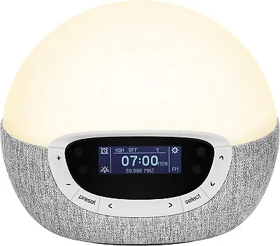 £99.99 • Buy Lumi Bodyclock Shine 300 - Wake-Up Light Alarm Clock With Radio, 15 Sounds -GLL7