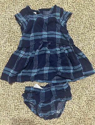 Plaid Baby Girl 👧 Outfit 12 Months ❤️❤️ • $6.99