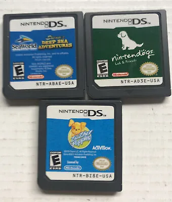 Zhu Zhu PuppiesNintendo DogsSeaworld Deep Sea Adventure Nintendo DS Bundle • £21.03