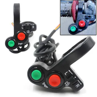 7/8  Motorcycle Handlebar Switch Engine Electric Start Horn Light Push Button..x • $3.44