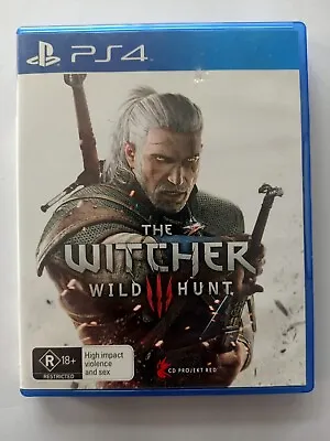 The Witcher III 3 Wild Hunt + Manual + Compendium + Soundtrack + Stickers - PS4 • $18.99