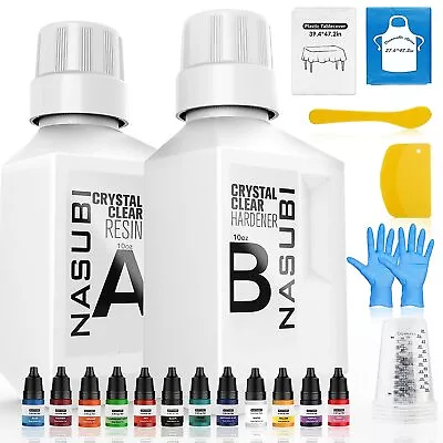 20Oz Epoxy Resin Crystal Clear Resin Kit - Clear Casting & Coating Res • $13.89