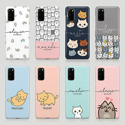 Tirita Personalised Phone Case For Samsung S20 S10 S9 S7 Kawaii Cats Kittens • £4.97