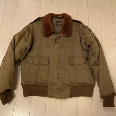 Buzz Ricksons M Product Number 13174 B-10 Flight Jacket 38 Khaki • $309