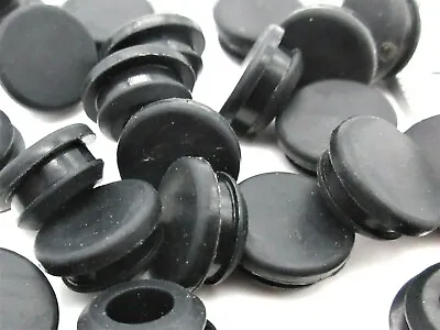 7/16” Solid Rubber Grommet W/o Hole  5/8  OD  Panel Plug  Fits 1/8” Thick Panel • $10.95