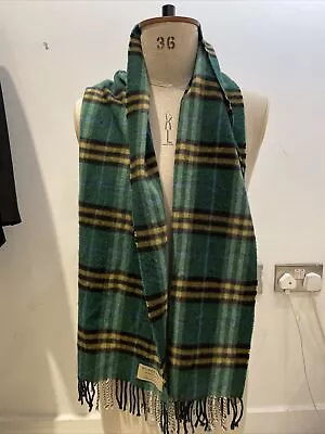 £80 • Buy Burberry 100% Cashmere Scarf Green