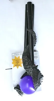 Wizard Evil Queen Staff Light Ball Dragon Cane Halloween Costume Accessory • $41.47