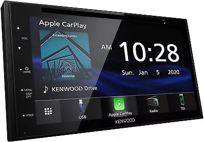 Kenwood DDX5707S 6.8  2-DIN Car Stereo CD/DVD Apple CarPlay/AA SiriusXM Ready • $319.99