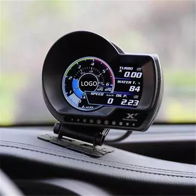 Car OBD2 Digital Real-time Monitoring Turbo Boost Oil Pressure Gauge Speed Meter • $160.39