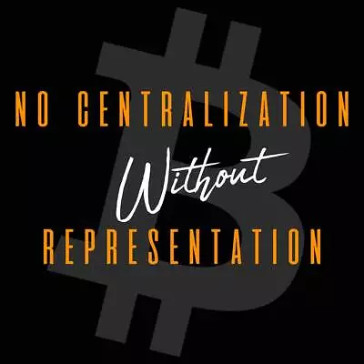 No Centralization Without Representation With Bitcoin Mens Funny T-Shirt Tshirts • $22.56