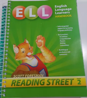 Reading Street Grade 2 ELL English Language Learner Handbook Spiral • $4.80
