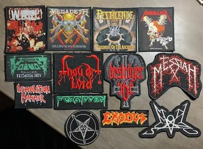 Lot Metal Woven/Embroidered Patches X13 • $60
