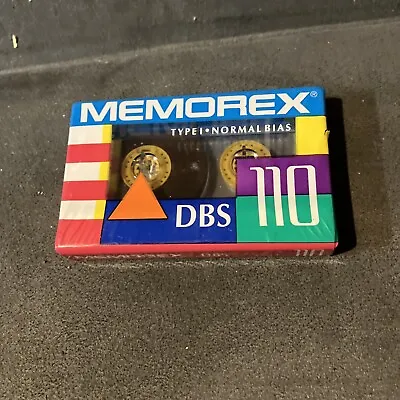 Audio Cassette Tape - Memorex DBS110 - 110 Minutes - New / Sealed • $4.49