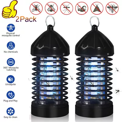 1-4X Electric LED Mosquito Killer Lamp Outdoor/Indoor Fly Bug Insect Zapper Trap • $31.49