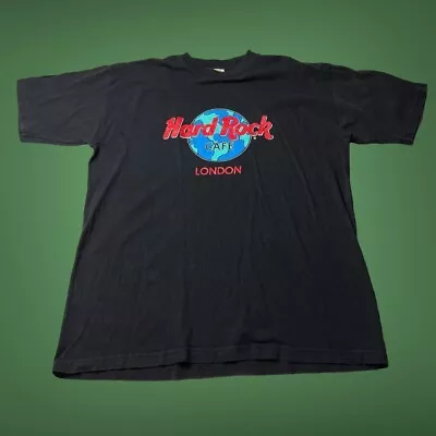 Hard Rock Cafe T-Shirt Graphic Band Tee Music Travel Size Large London VGC • £14.95