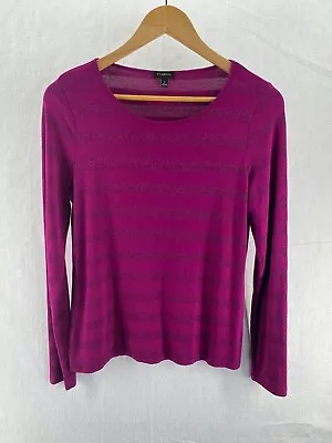 Talbots S Top Metallic Long Sleeve EUC (W5098-M13) • $10