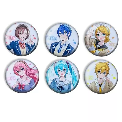 Vocaloid Pin Set Anime Manga Cosplay 6 Pack Button Badge Magnets Hatsune Miku • $6.10