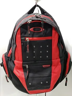 Oakley Hydrofuse Computer Backpack Black Red School Travel Bag Pack • $59