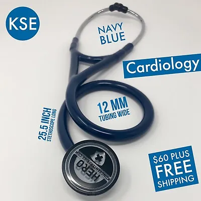 KSE Master Cardiology Stethoscope Navy Blue By Kongs Enterprise • $60