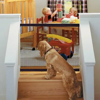 £8.15 • Buy 2021 Magic Dog Gate Pet Safety Guard Portable Folding Safe Net For Dog Baby UK