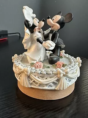 Mickey And Minnie Wedding Cake Topper • $25