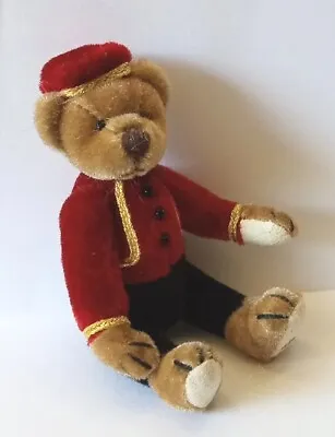 Mini Jointed Teddy Bear Lorraine Chien 3.5   Ganz Cottage Collectibles Bellhop • $15