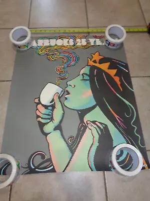 Vintage Starbucks 25 Years X Milton Glaser Coffee Art Poster - 25th Anniversary • $240