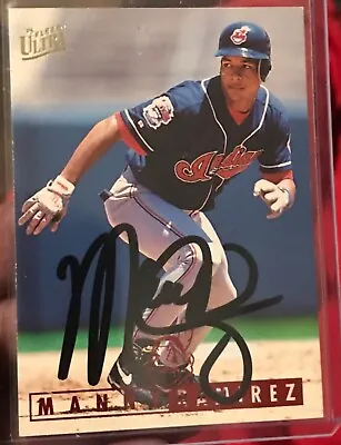 Manny Ramirez  1995 Auto Signed Fleer Ultra • $24.99