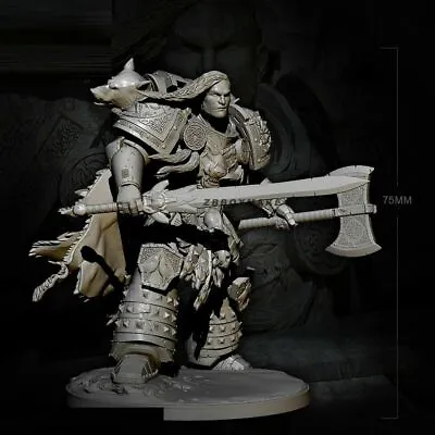 75mm Resin Figure Model Kit Monster Hunter Modern Action Unpainted Unassembled • $43.94