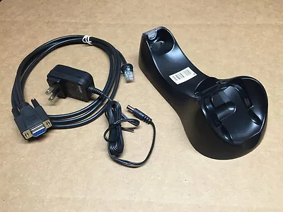Metrologic MS9535 BLACK Bluetooth / Charger Cradle +RS232 Cable +AC Adapter • $33.33