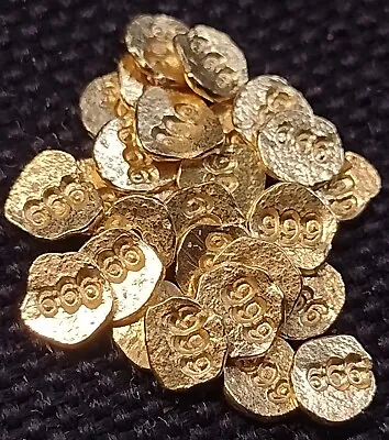 0.1 Gram Gold Nugget 999.9 UK Made Fine Bullion Pure 24ct Gold Bar AU  • $31.92
